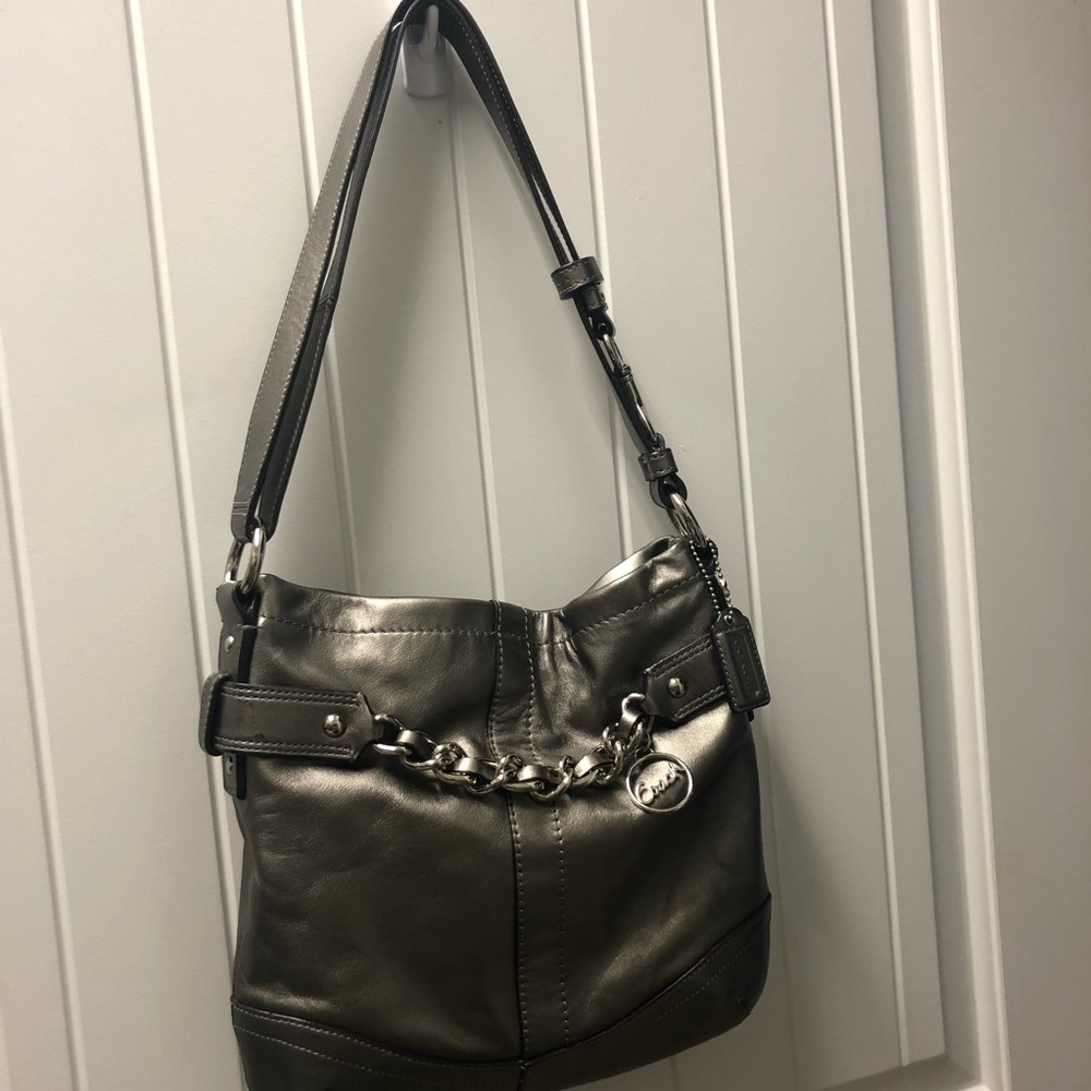 COACH Charm Hobo Shoulder Bag